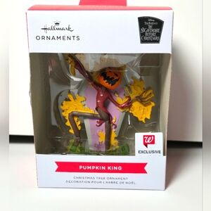 Disney NBc Nightmare before Christmas pumpkin king hallmark ornament new